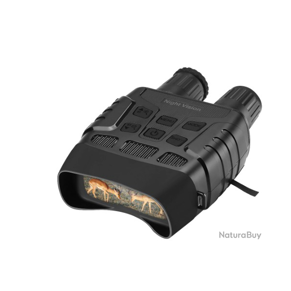 Jumelles De Vision Nocturne Professionnelle - Portée 800m, Zoom 6x, Vidéo 1080P - Batterie 7000mAh - Infrarouge - Pour Chasse, Camping