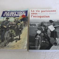Lot 2 livres occupation France ww2