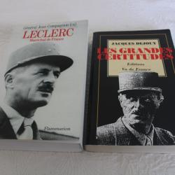 Lot 2 livres Leclerc, 2eme DB