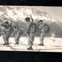 éclaireurs skieurs cpa chasseurs alpins