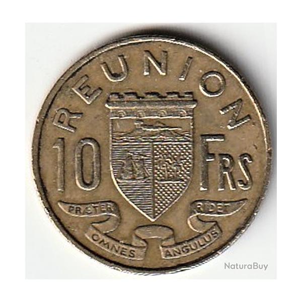 Pice de Monnaie De La Runion 10 francs 1969 Rare recherche Qualit seulement 300 000
