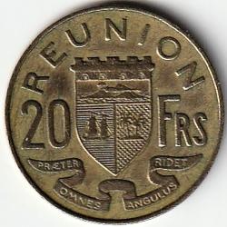Pièce de Monnaie De La Réunion 20 francs 1955 Rare recherchée Qualité
