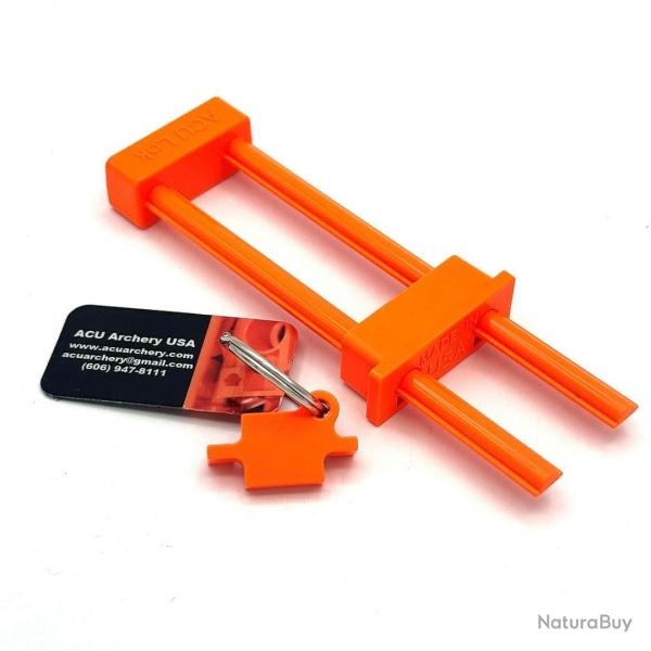 ACU ARCHERY - Verrou de Scurit ACU LOCK Orange