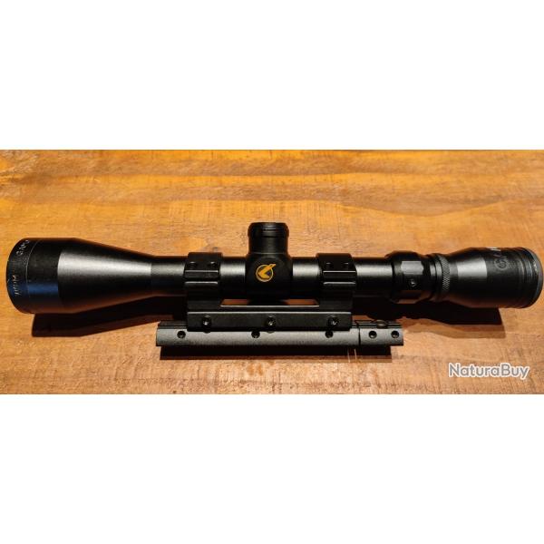 Lunette GAMO 3-9x40 + montage monobloc + rail amortisseur - occasion -