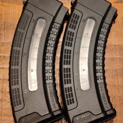 Chargeur Fab Defense Ultimag AK 30R - Noir - 30 coups - Lot de 2 -