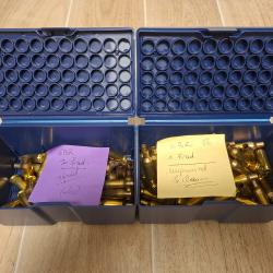 Lot de 126 * douilles / étuis LAPUA 6BR - Tirés une fois - Même lot