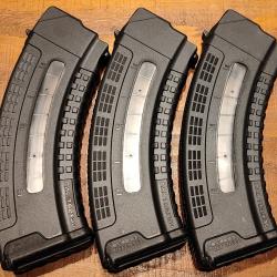 Chargeur Fab Defense Ultimag AK 30R - Noir - 30 coups - Lot de 3 -