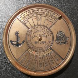 ANCIEN CALENDRIER PERPETUEL 50 ANS ANNÉE 1987 - 2036