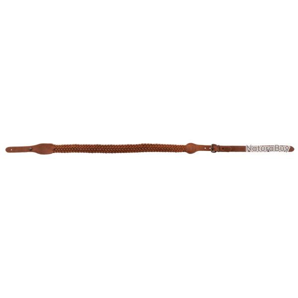 Bretelle carabine en crote de cuir, boutons - Country Sellerie