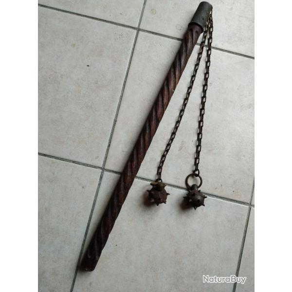 BRADE - Ancien flau d'arme longueur 60.5 cm en TBE  nettoyer