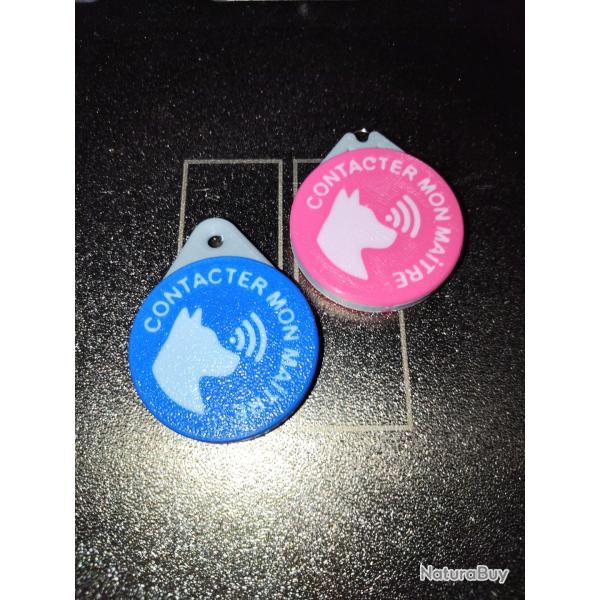Mdaille chien connect