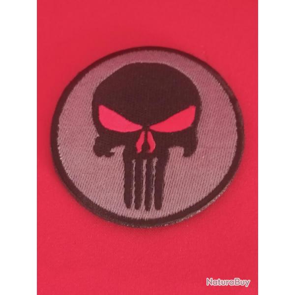 Patch cusson punisher brod scratch Diamtre 8cm