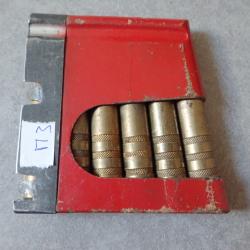 Lame chargeur de manipulation + 6 cartouches en laiton pour G11, K11 ou K31 (M3)