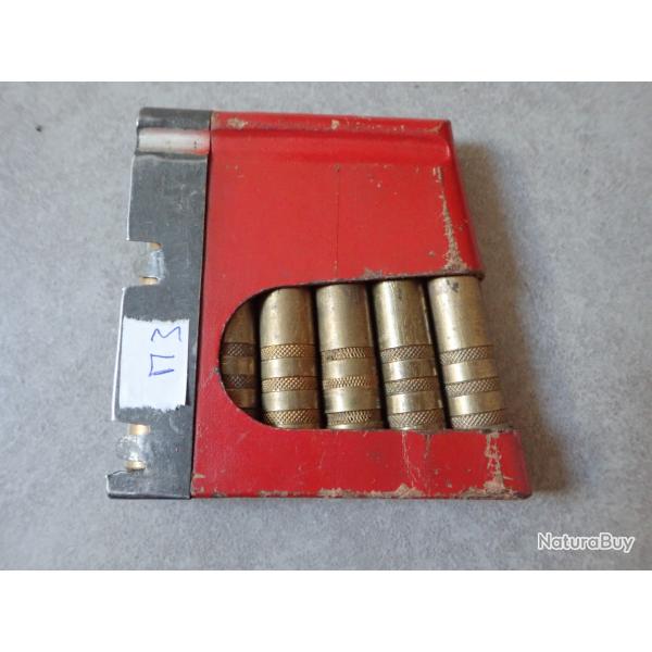 Lame chargeur de manipulation + 6 cartouches en laiton pour G11, K11 ou K31 (M3)