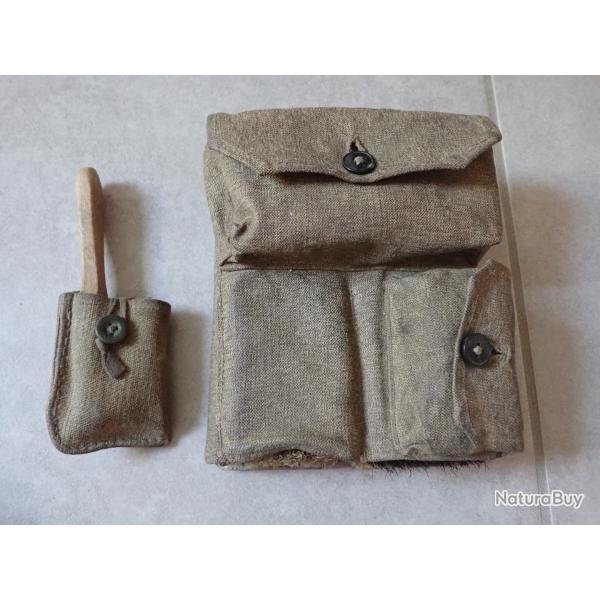 Kit de nettoyage uniforme / chaussures, d'ordonnance suisse. Pour complter paquetage rglementaire