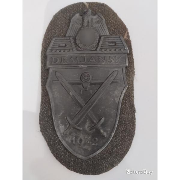 Plaque de bras WH DEMJANSK 1942 - ORIGINALE