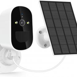 CAMÉRA DE SURVEILLANCE SOLAIRE AUTONOME FONCTION INTERPHONE - LIVRAISON GRATUITE