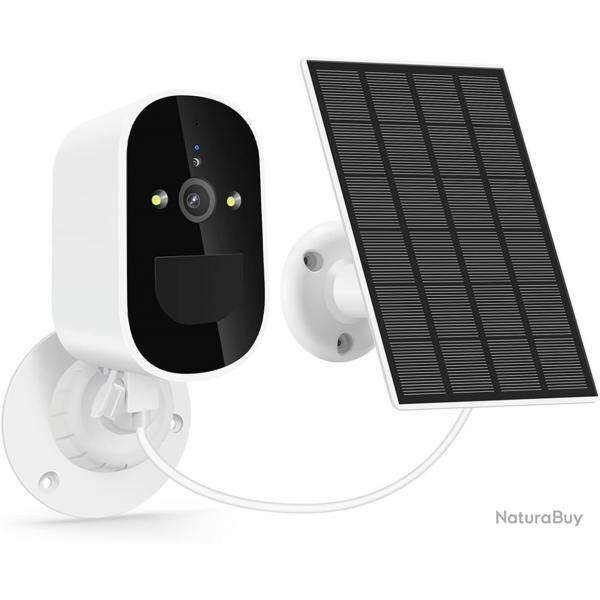 CAMRA DE SURVEILLANCE SOLAIRE AUTONOME FONCTION INTERPHONE - LIVRAISON GRATUITE