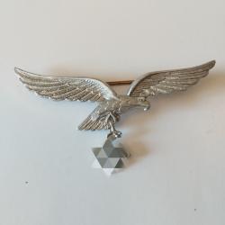 Aigle de poitrine LW alu pour veste tropicale Afrikakorps - 100% ORIGINAL