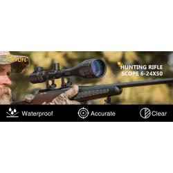 OFFRE SPECIALE NB CVLIFE 6-24x50 AO Lunette de Tir pour la Chasse Liv offerte en relais