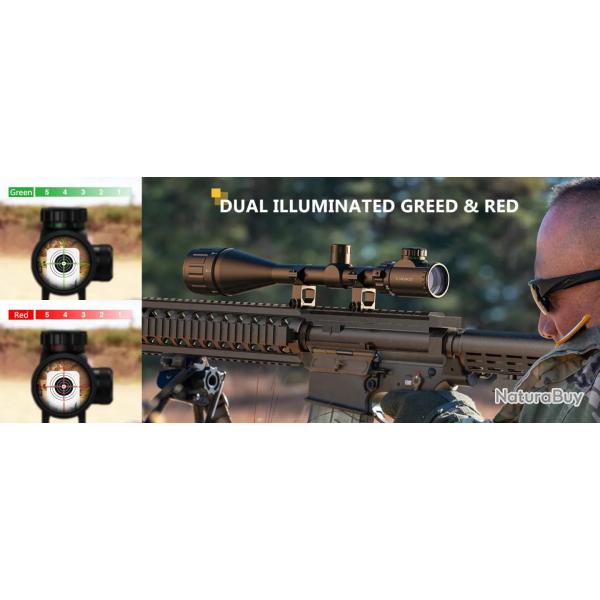 OFFRE SPECIALE NB CVLIFE 3-9x40 HD R4 Rticule Croix Lunette Liv Offerte en relais Collier de 11 mm