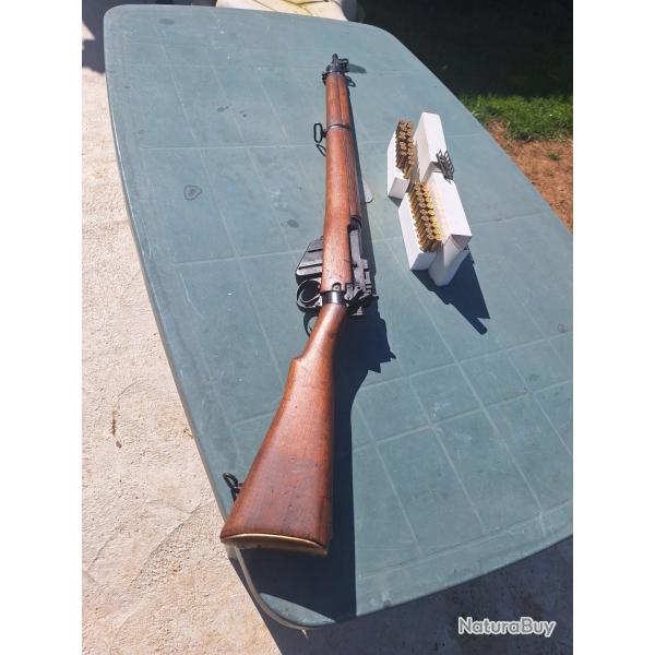 Lee enfield n4mk1  303 sporting long branch 1942 avec lot de cartouche.