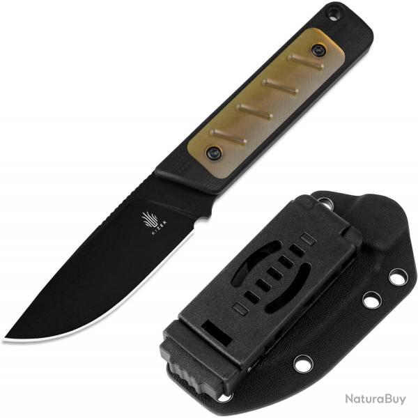 Couteau Kizer Smolt Lame Acier D2 Manche G10/Ultem (PEI) tui Kydex KI1063A4