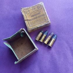 320 bulldog. Lot de 4 cartouches poudre noire. Collection