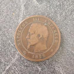 Jeton - pièce de monnaie Napoleon 3 - la ville de Lille reconnaissante
