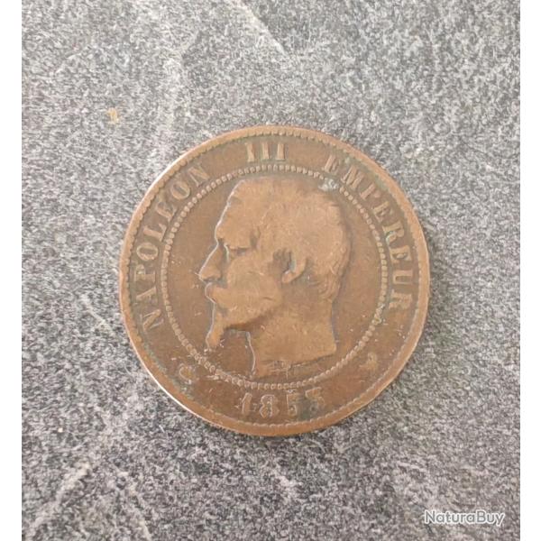 Jeton - pice de monnaie Napoleon 3 - la ville de Lille reconnaissante