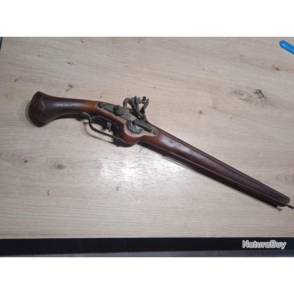 Pistolet poudre noir silex (dcoration)
