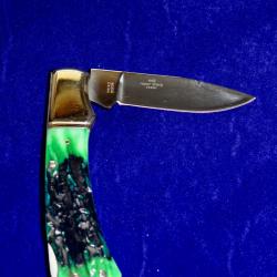 Couteau Rough Ryder Bluegill Lame Drop Point Acier 440 Manche Os Back Lock RR2636