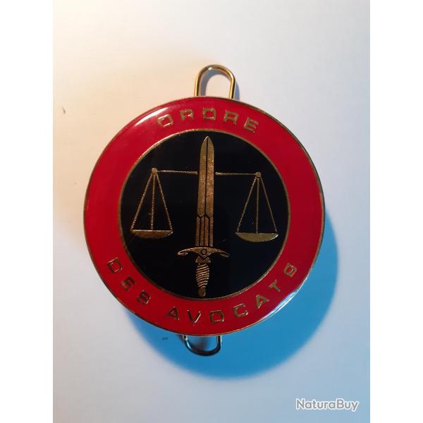 Plaque  ORDRE  DES  AVOCATS