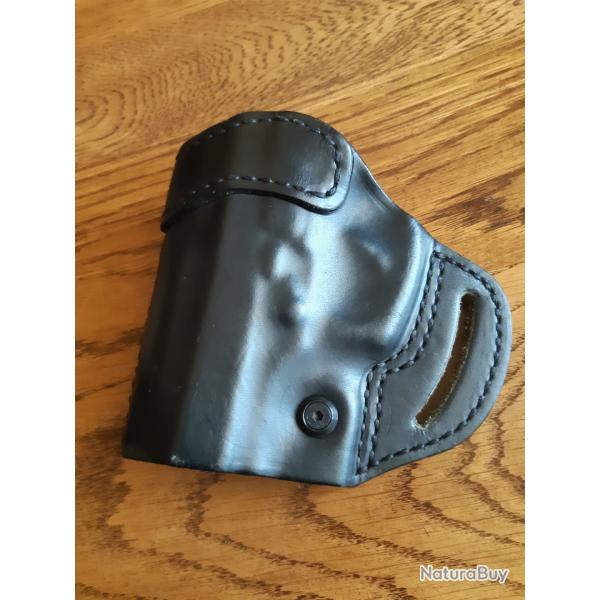 Holster cuir gaucher Beretta 92/96