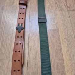 Bretelles origine Springfield M14 et Garand