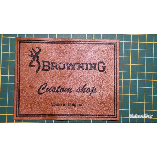 tiquette Browning custom shop