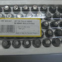 Set de 39 balles Minié - Cal 54