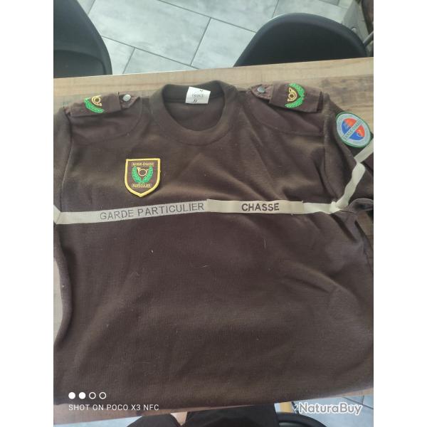 Lot tenue de garde chasse particulier