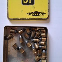 BOITE COLLECTOR COLLECTION GEVELOT SFC BALLES 9 MM FLOBERT 9MM