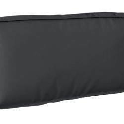 Coussin dossier noir 80x40x12 cm en tissu Oxford pour canapé palette intérieur