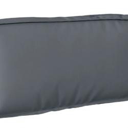 Coussin dossier anthracite 80x40x12 cm en tissu Oxford pour canapé palette intérieur