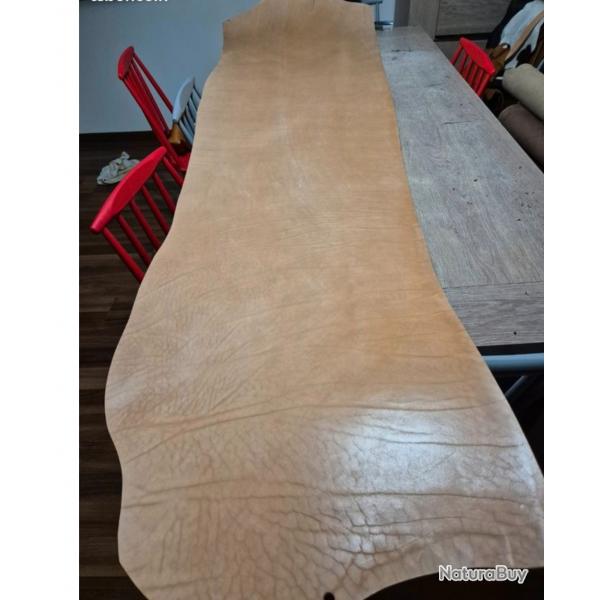Tannerie De Chamont demi dosset tannage vgtal pleine fleur cuir peau.Holster, tuis couteau...