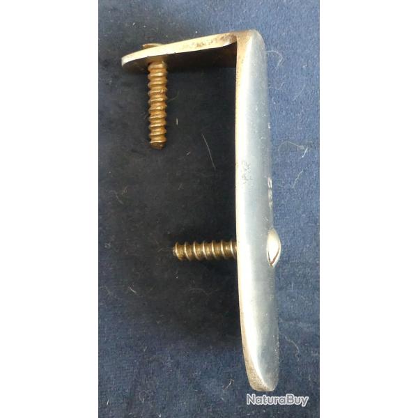 Plaque de couche + ses vis pour fusil chassepot 1866 ou Gras 1874/80