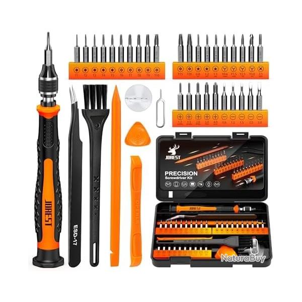 Kit Tournevis de Prcision, Set Outils avec Torx T1 T2 T3 T4 T5, T6 T7 T8 T9 T10 T15 T20, Etoile P2/