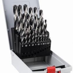 Ensemble de 25 forets hélicoÏdaux HSS PointTeQ (pour métal, ProBox, accessoires perceuses-visseuse