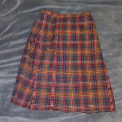 KILT  STYLE ÉCOSSAIS ROUGE COUTURIER