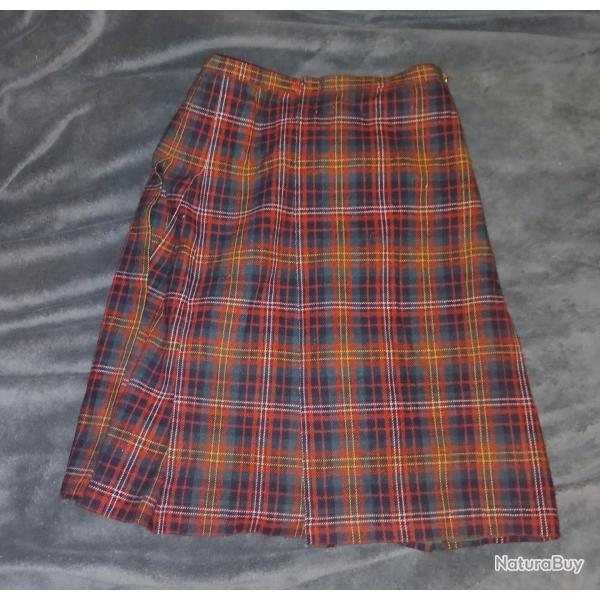 KILT  STYLE COSSAIS ROUGE COUTURIER