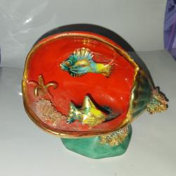 ANCIENNE LAMPE COQUILLAGE VALLAURIS