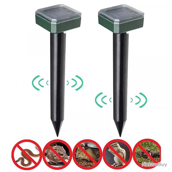 2x RPULSIF SOLAIRE POUR TAUPE, SERPENTS, RONGEURS - LIVRAISON GRATUITE