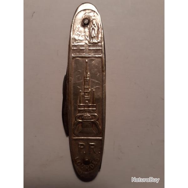 Souvenir de LOURDES petit couteau P.R